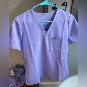 Figs Scrubs Both Size Small Lavender Dew Set with Zamora Joggers